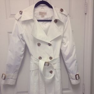 Michael Kors White Trench Coat